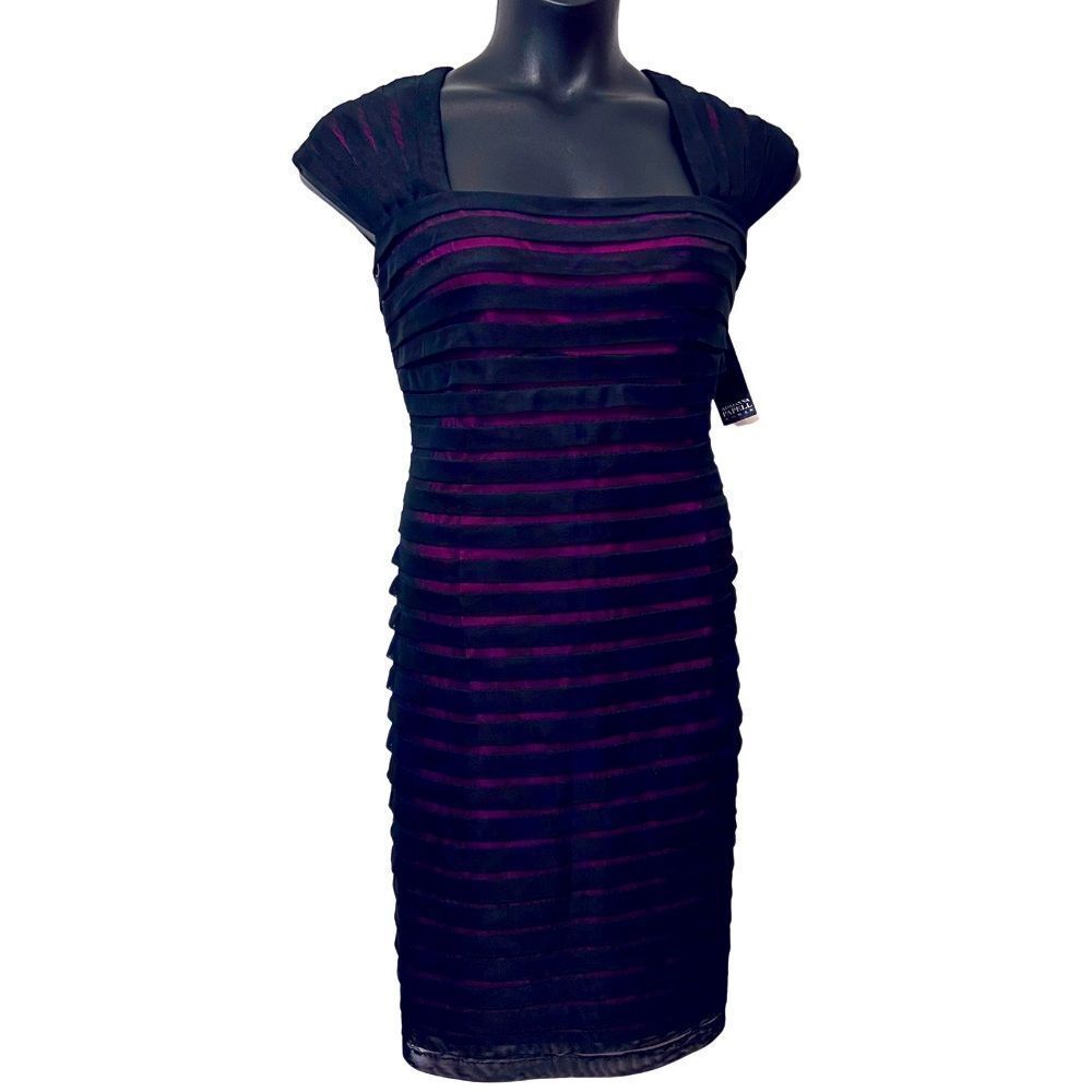 NWT Adrianna Papell Midi Cocktail Dress